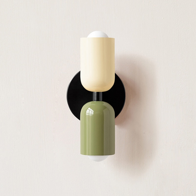 Metal Wall Lamp with Dual Light Beam | Scandinavian Design Lighting for Modern Interiors - Lamylie