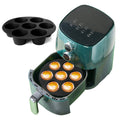 Antihaft-Silikonbackform für Muffins und Desserts – Cupcake-Form für Heißluftfritteusen und Backöfen – Lamylie