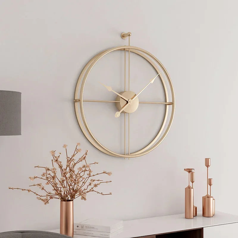 Reloj de pared contemporáneo | Elegante reloj para decorar el hogar - Lamylie