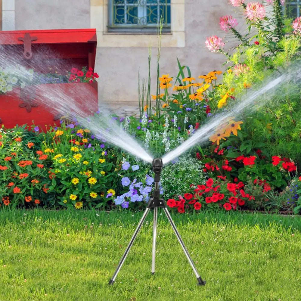 Aspersor de grădină rotativ la 360° cu model de pulverizare ajustabil | Ideal pentru peluze și grădini - Lamylie