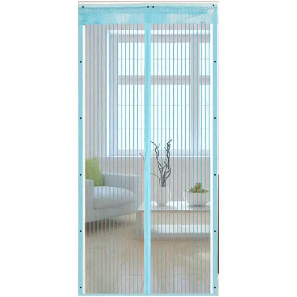 Dveřní závěs proti komárům BreezeAura 100x210 Cm — hands-free provedení