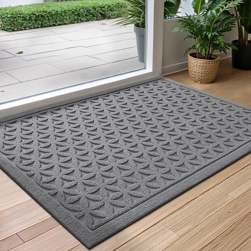 Covoraș de ușă absorbant și antiderapant pentru utilizare în interior și exterior | Durabil și rezistent la mucegai – Lamylie