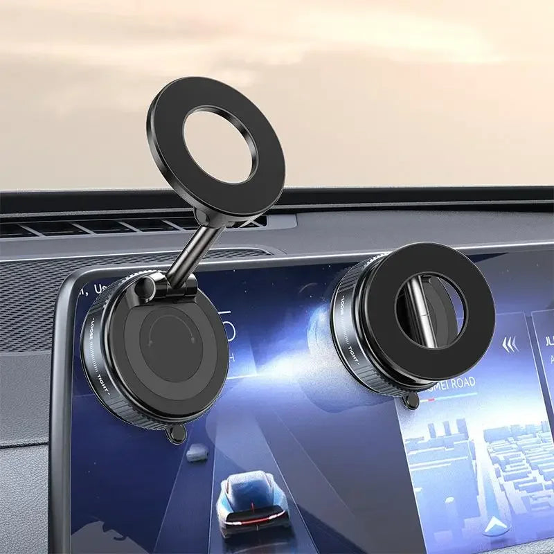 Magnetic Phone Mount with Vacuum Suction Cup – 360° Adjustable - Lamylie