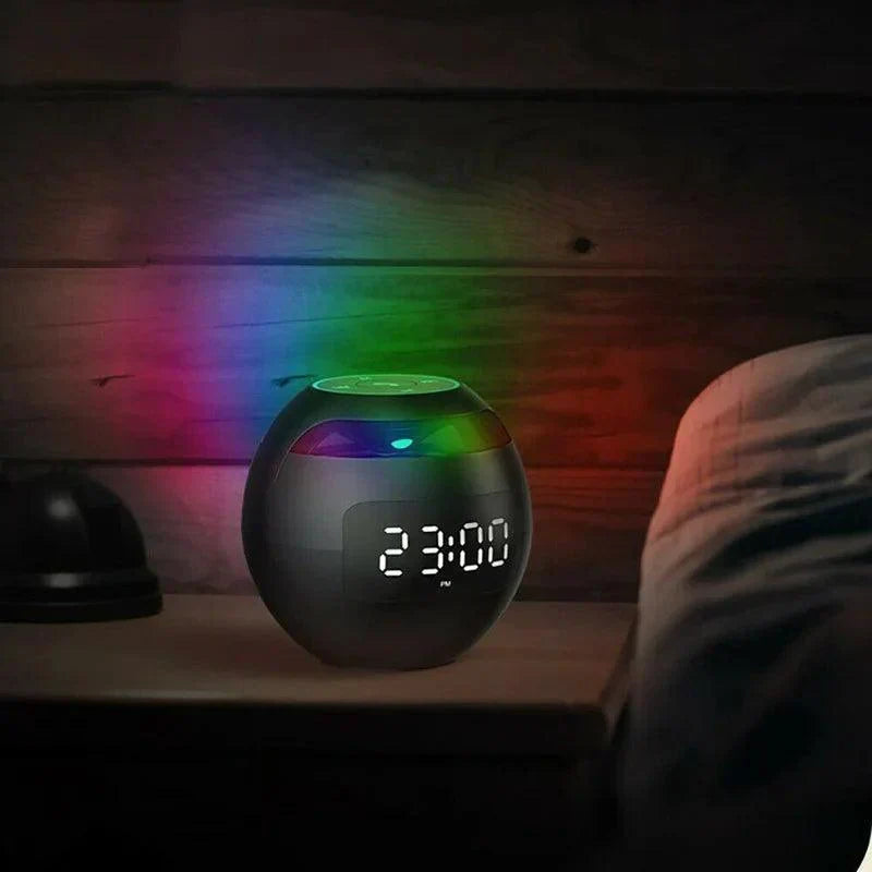 Digitale wekker met ledscherm – Moderne weergave van tijd en alarm voor op het nachtkastje - Lamylie