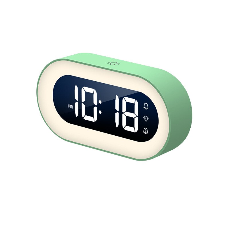 Ceas de noptieră LED cu lumină de veghe – alarmă digitală și iluminare delicată - Lamylie