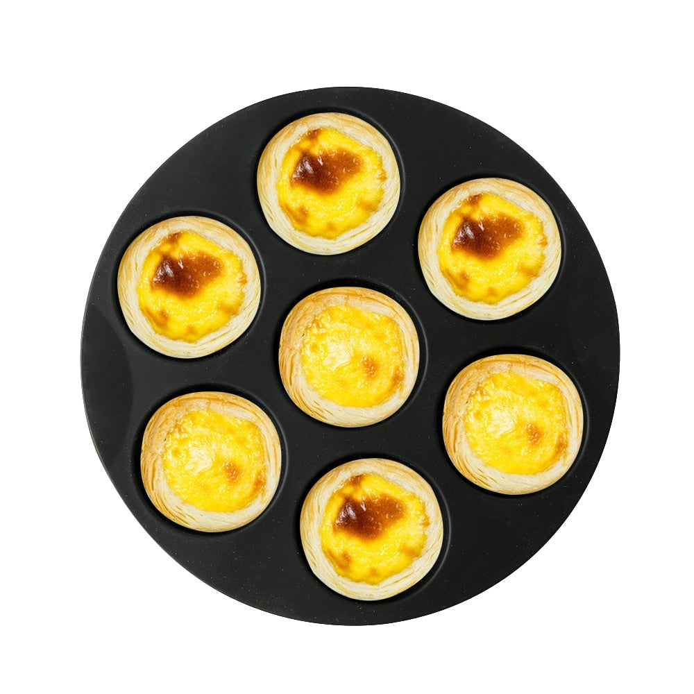 Antihaft-Silikonbackform für Muffins und Desserts – Cupcake-Form für Heißluftfritteusen und Backöfen – Lamylie