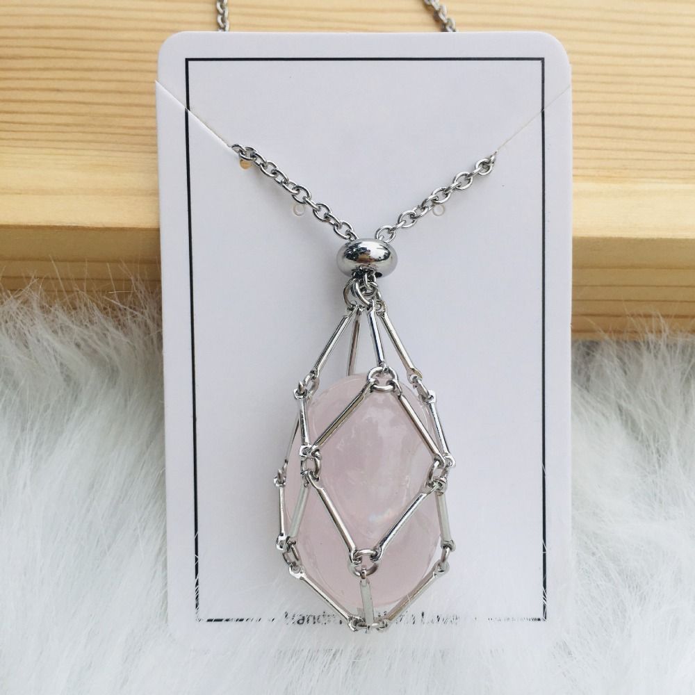 JoyauDiamanté - Interchangeable Crystal Stone Necklace for a Radiant Style and Inner Harmony - Lamylie