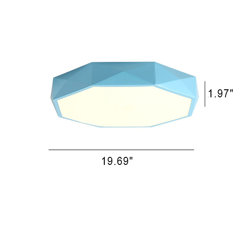 Plafoniera LED dal design astratto scandinavo, luce calda, acrilico e ferro, a plafone, per corridoi, soggiorni e camere da letto - Lamylie