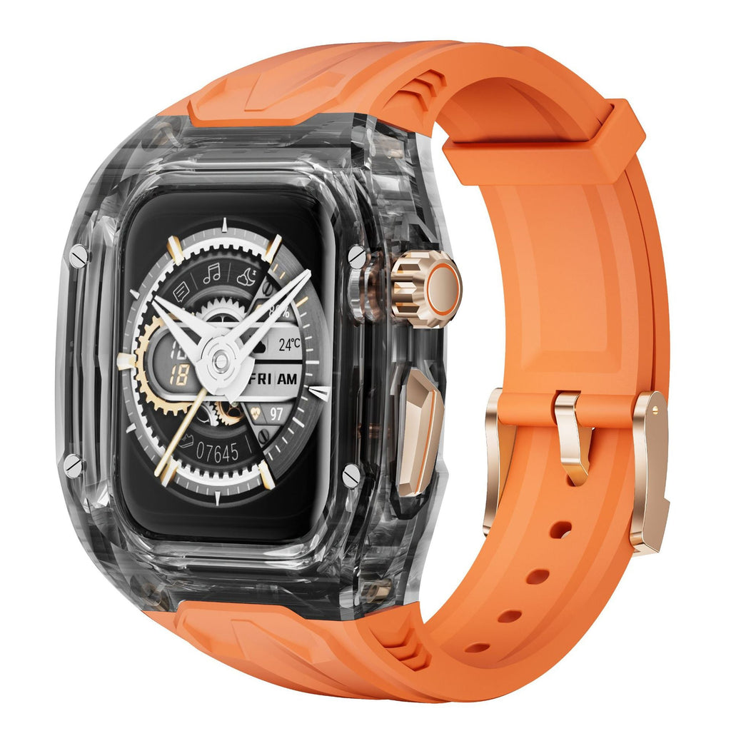 IceNova-Hülle aus Polycarbonat und Silikon – Schutzhülle für Gehäuse und Armband der Apple Watch Series