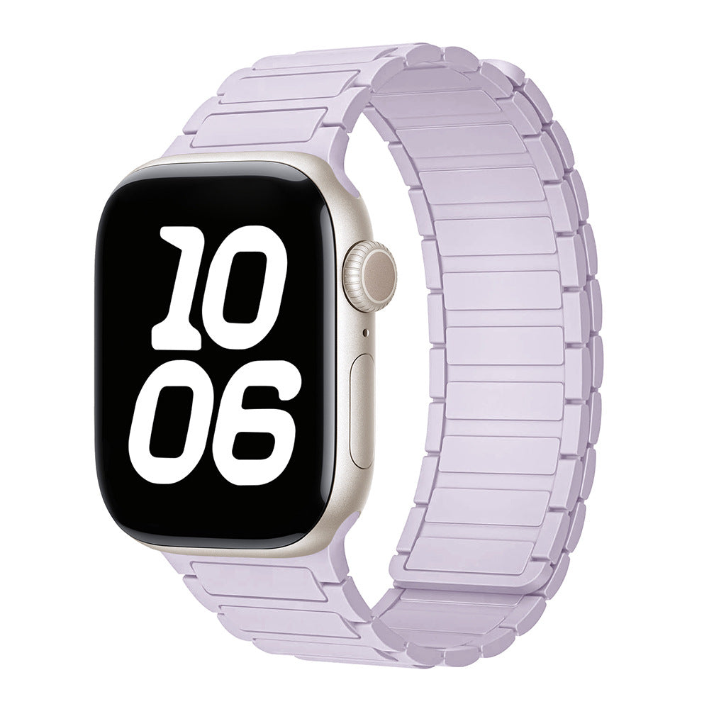 Magnetisches Silikon-Schlaufenarmband als Zubehör für die Nova-Smartwatch – Lamylie