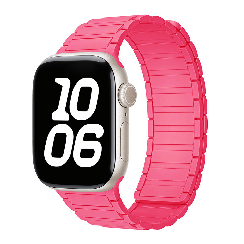 Magnetisches Silikon-Schlaufenarmband als Zubehör für die Nova-Smartwatch – Lamylie