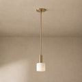 Porcelain Pendant Lamp Minimalist Design White Green Black Orange Yellow Dining Room Kitchen - Lamylie