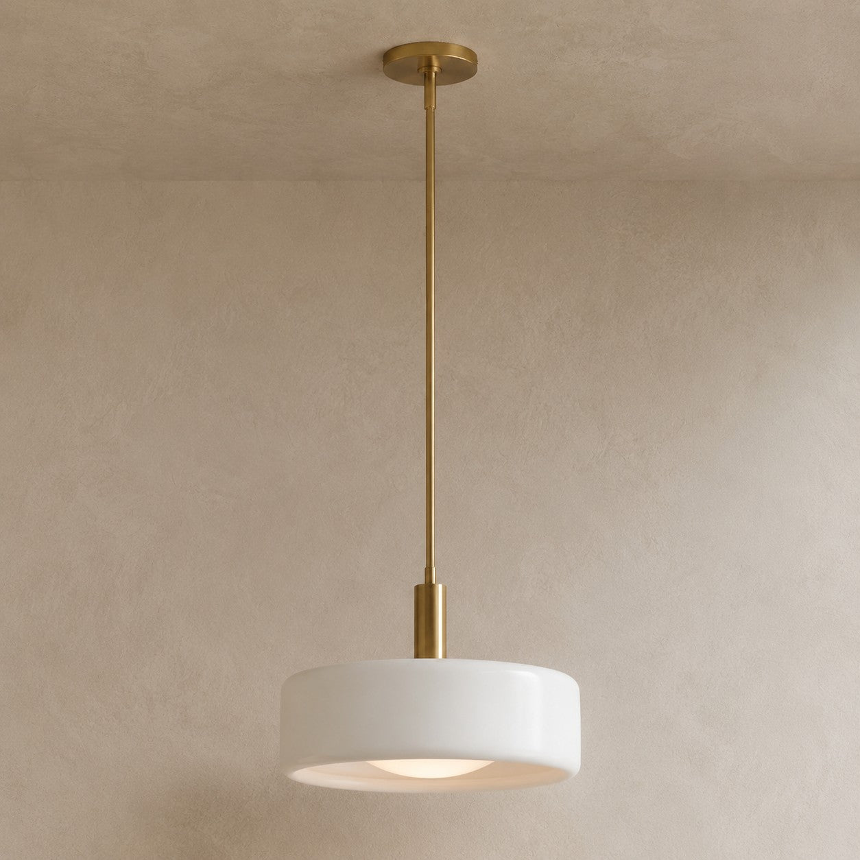 Porcelain Pendant Lamp Minimalist Design White Green Black Orange Yellow Dining Room Kitchen - Lamylie