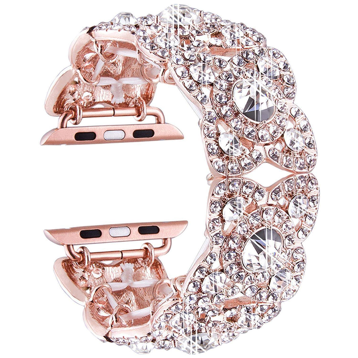 Μεταλλικό λουράκι Diamond Blossom — Συμβατό λουράκι για Apple Watch
