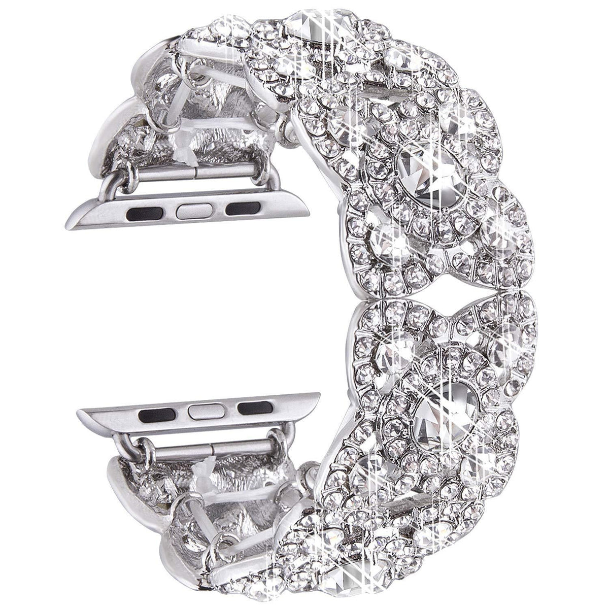 Μεταλλικό λουράκι Diamond Blossom — Συμβατό λουράκι για Apple Watch