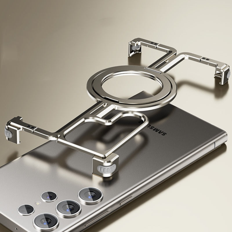 NovaShield Galaxy S24 Ultra Magnetic Metal Case — MagSafe Compatible