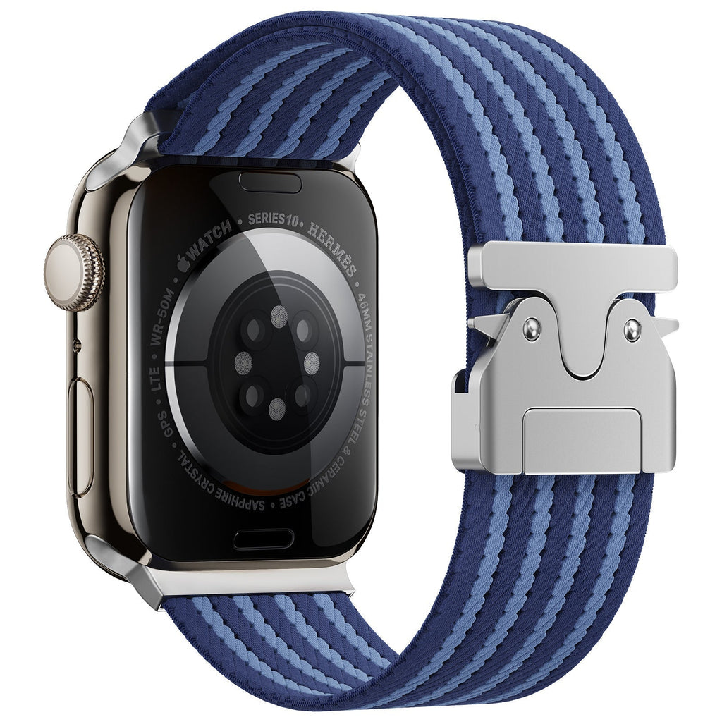 Nylon-Flechtarmband für die Apple Watch – Verstellbare Fallschirmschnalle