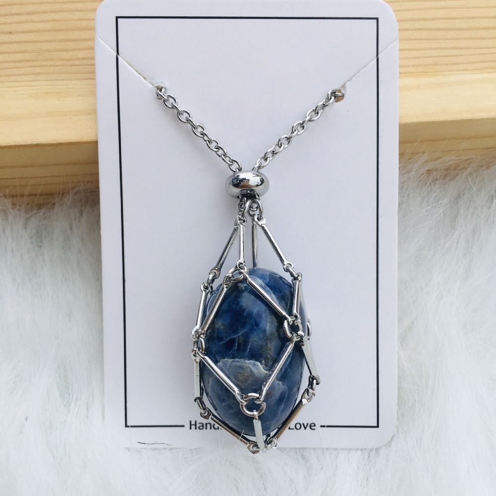 JoyauDiamanté - Interchangeable Crystal Stone Necklace for a Radiant Style and Inner Harmony - Lamylie
