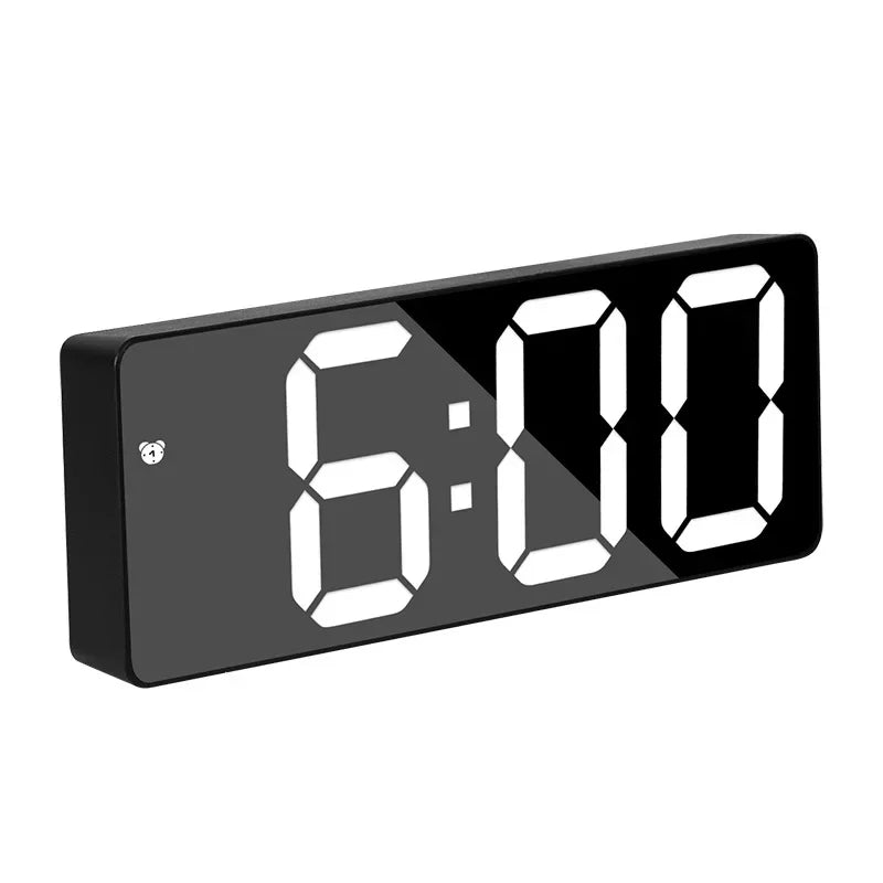 Despertador com visor LED e função de espelho eletrónico - Lamylie