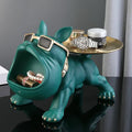 Figurine de bouledogue avec plateau de rangement intégré – Décoration intérieure - Lamylie
