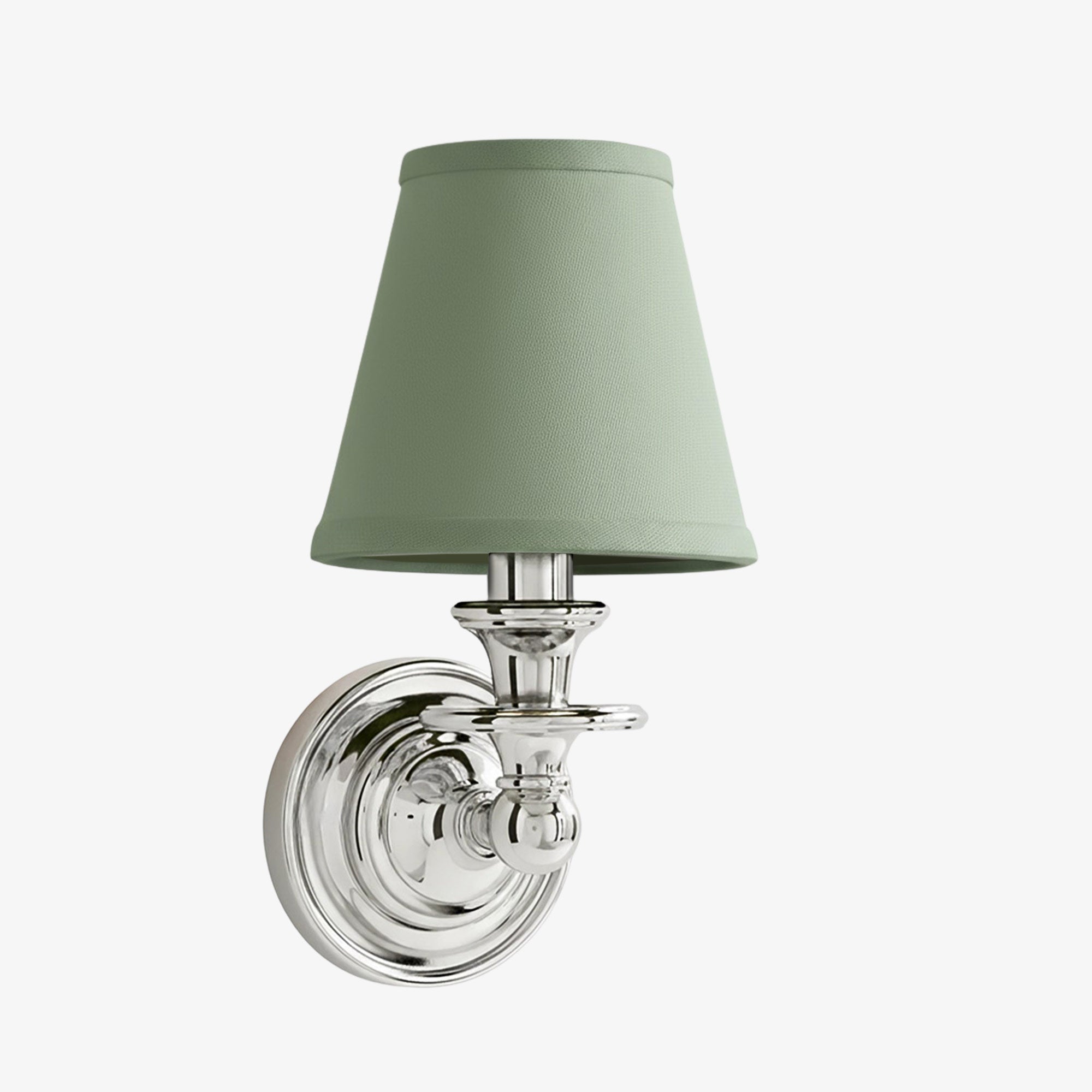 Wall Lamp with Fabric Shade and Gooseneck Arm | Wrought Iron Fixture with Adjustable Reading Lamp - Lamylie