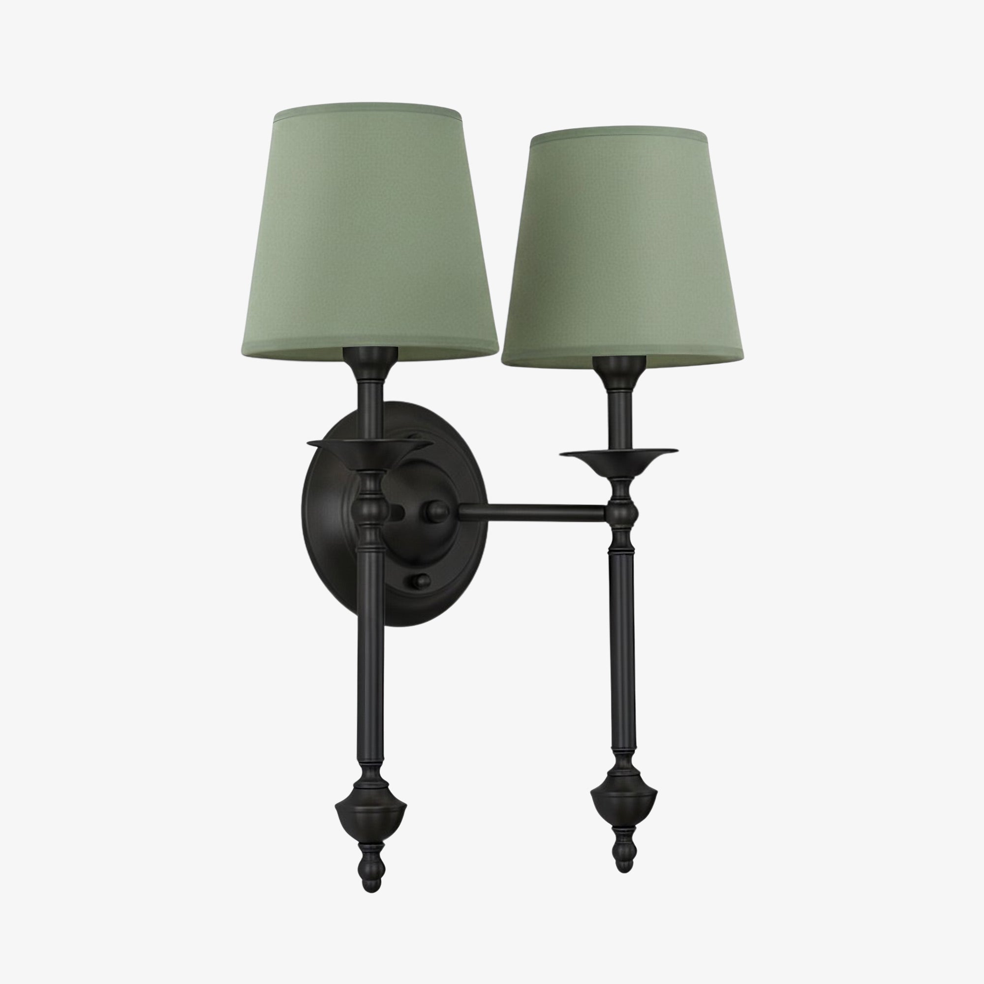 Fabric Wall Lamp with Vintage Copper Finish | Atmospheric Lighting for Hall, Bedroom, and Living Room - Lamylie