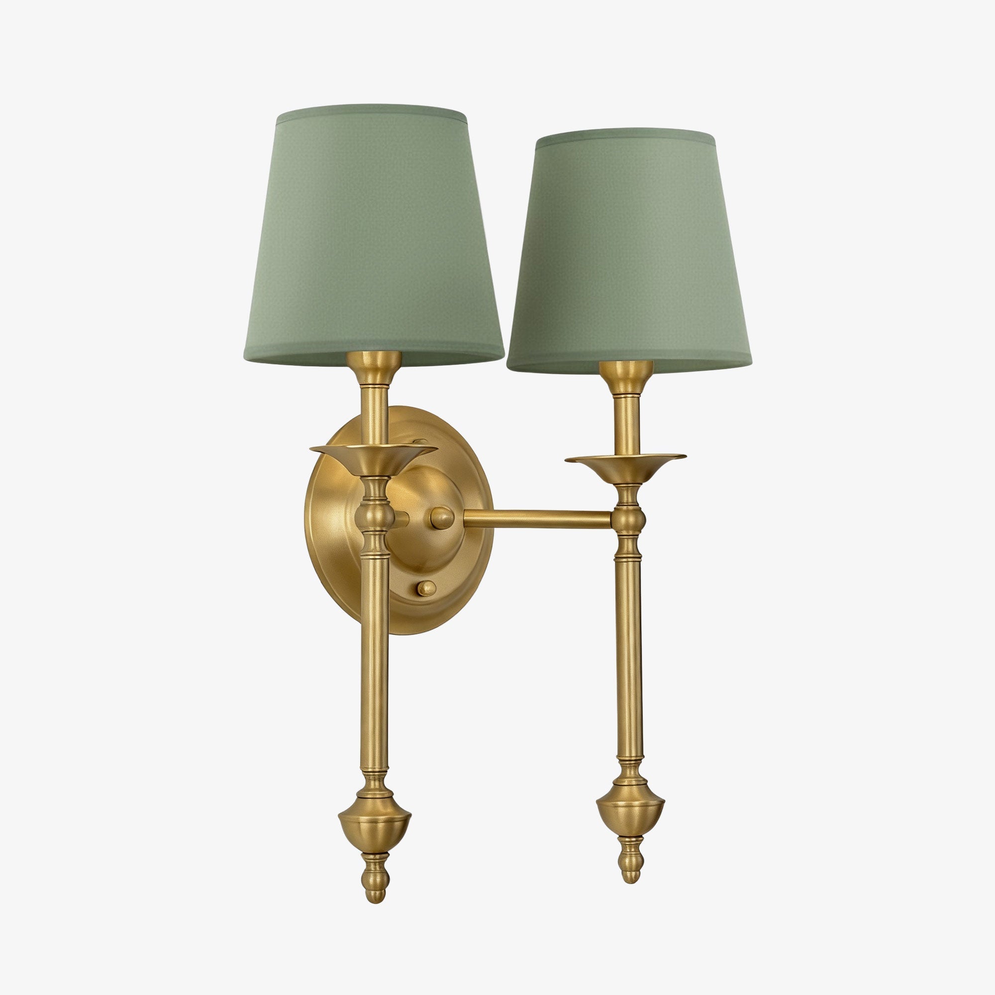 Fabric Wall Lamp with Vintage Copper Finish | Atmospheric Lighting for Hall, Bedroom, and Living Room - Lamylie