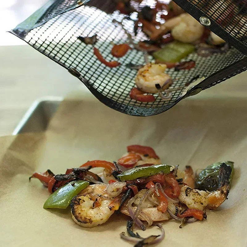 Antihaft-Grilltaschen, 3er-Set, für Gemüse und Fleisch – Lamylie