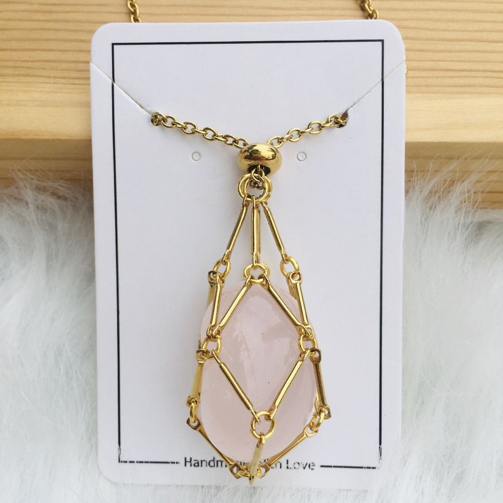 JoyauDiamanté - Interchangeable Crystal Stone Necklace for a Radiant Style and Inner Harmony - Lamylie