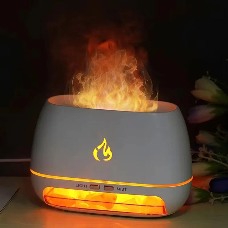Diffuseur d’arômes décoratif avec éclairage d’ambiance pour se détendre chez soi - Lamylie