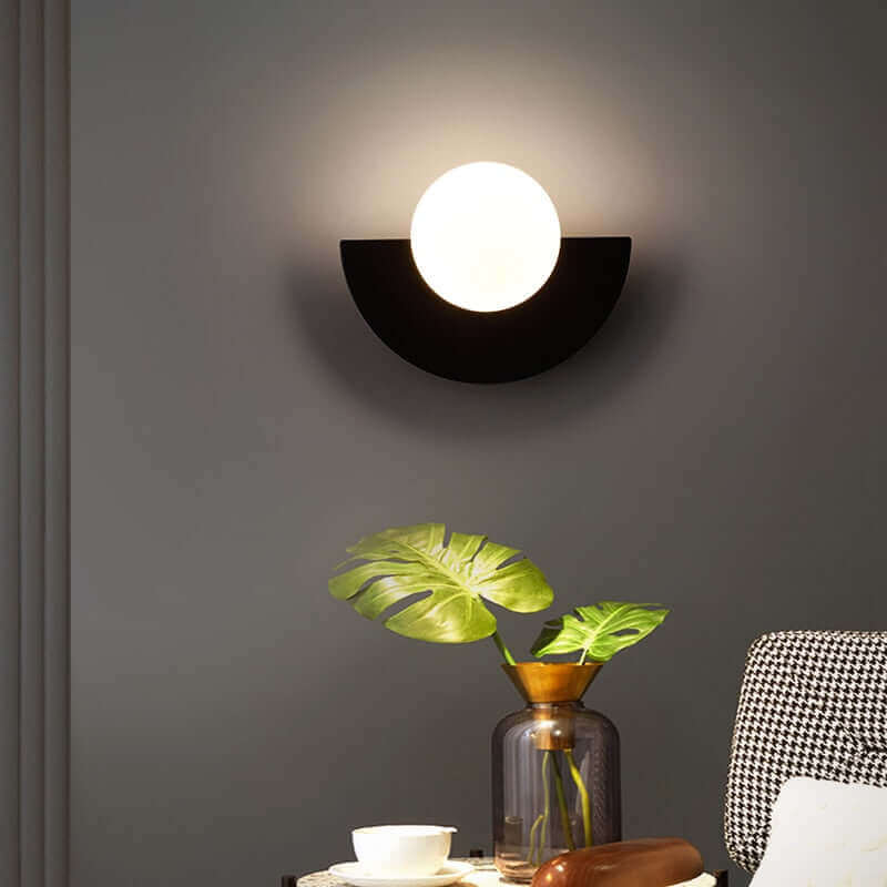 Wall Lamp | Modern Wall Lighting with Colorful Shade | Scandinavian Design | Living Room Bedroom Hallway - Lamylie