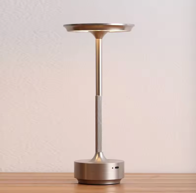 Wireless LED Desk Lamp with Touch Dimmer – Aluminum, IP44 - Lamylie