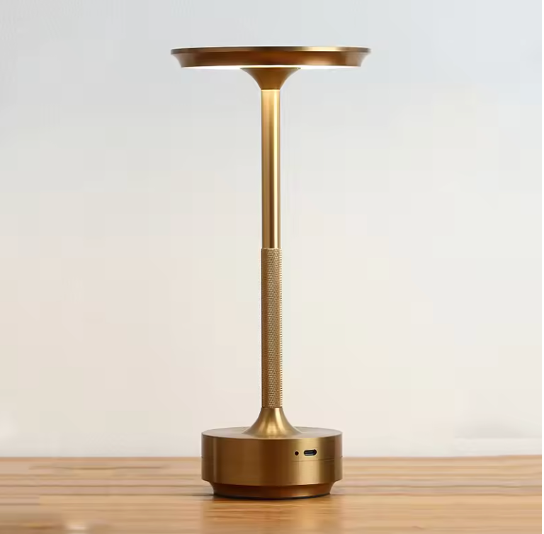 Wireless LED Desk Lamp with Touch Dimmer – Aluminum, IP44 - Lamylie