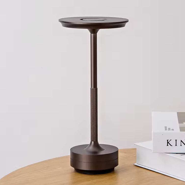 Wireless LED Desk Lamp with Touch Dimmer – Aluminum, IP44 - Lamylie