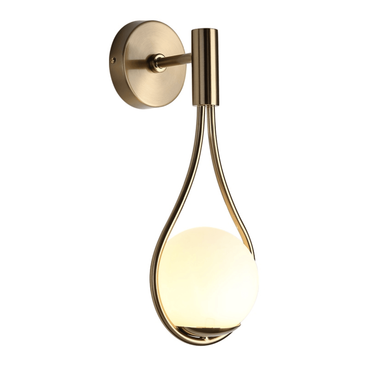 Moderne Scandinavische wandlamp met metalen afwerking - Lamylie