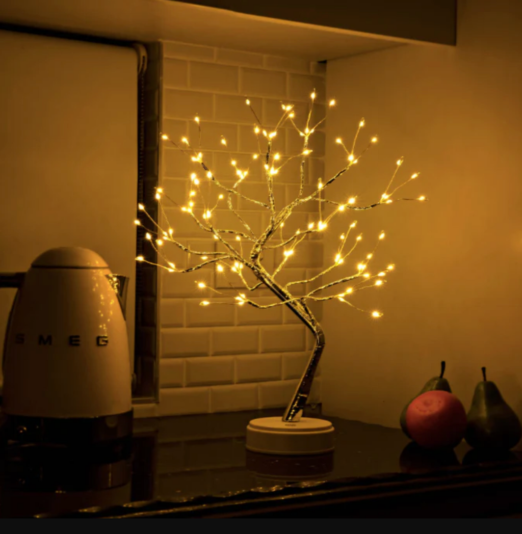 Magischer Lichtbaum – Einzigartige LED-Batterie-Tischlampe – Kabellose Nachttischlampe - Lamylie