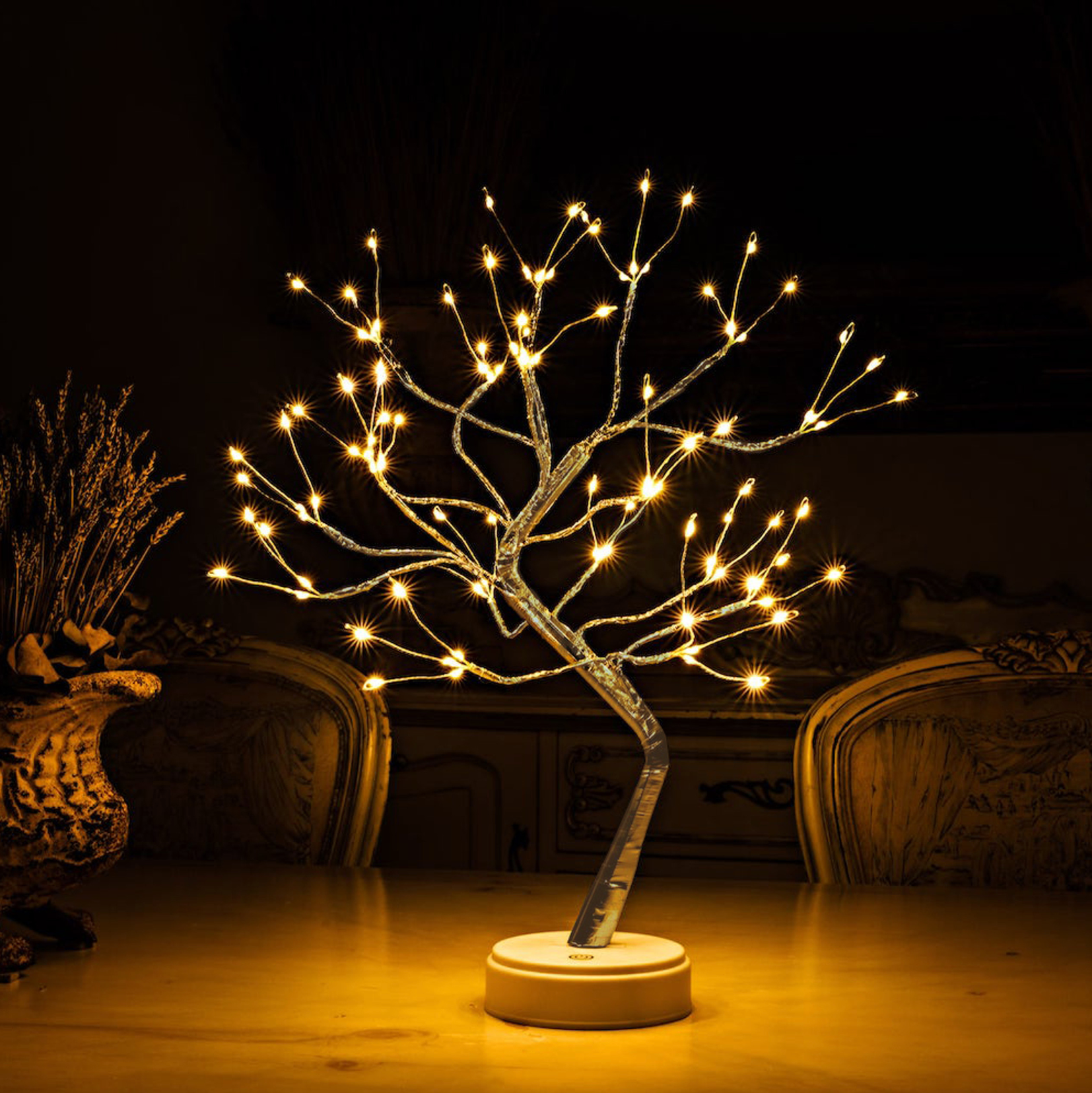 Magischer Lichtbaum – Einzigartige LED-Batterie-Tischlampe – Kabellose Nachttischlampe - Lamylie