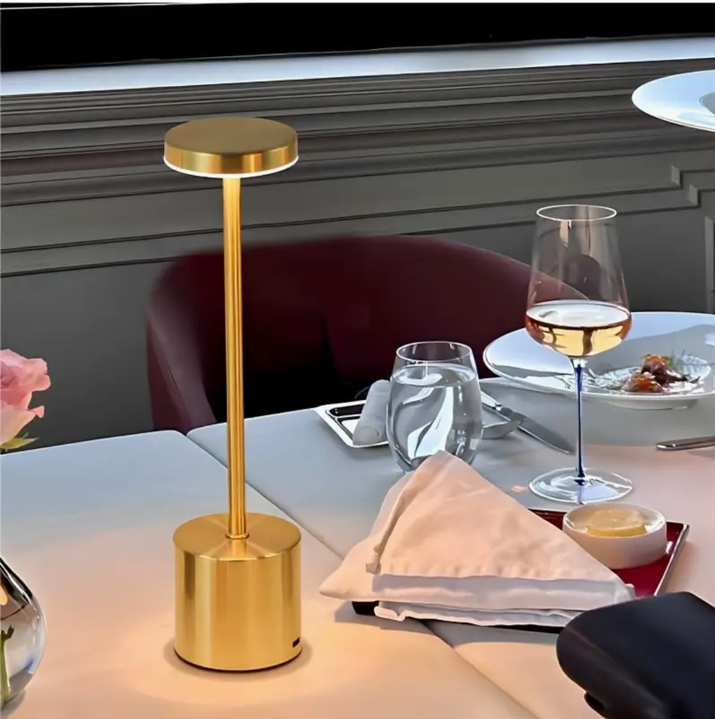 LumiShine - Wireless USB Rechargeable LED Desk Lamp with 3 Colors - Lamylie