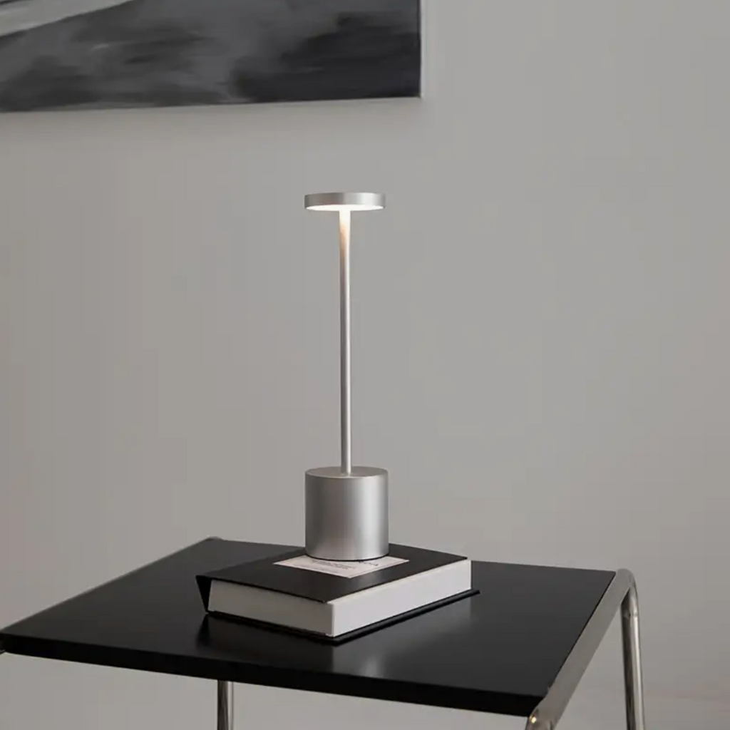LumiShine - Wireless USB Rechargeable LED Desk Lamp with 3 Colors - Lamylie