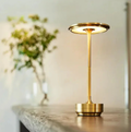 LuminaLux - Candeeiro de design sem fios | Recarregável por USB | Controlo tátil | Candeeiro de mesa | Iluminação ambiente - Lamylie
