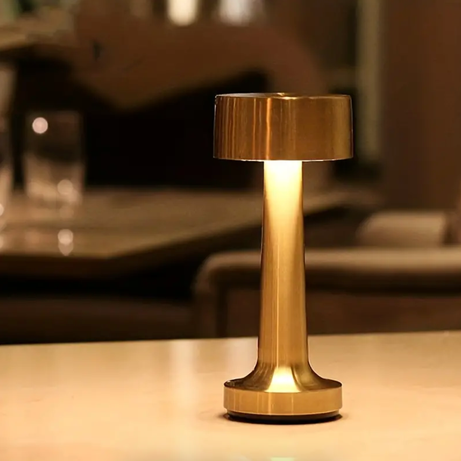 Wireless Dimmable LED Rechargeable Table Lamp ModernArt - Modern Touch Control | Living Room | Reading Lamp | Bedside Lamp - Lamylie