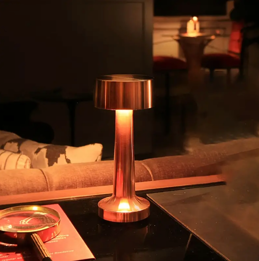 Wireless Dimmable LED Rechargeable Table Lamp ModernArt - Modern Touch Control | Living Room | Reading Lamp | Bedside Lamp - Lamylie
