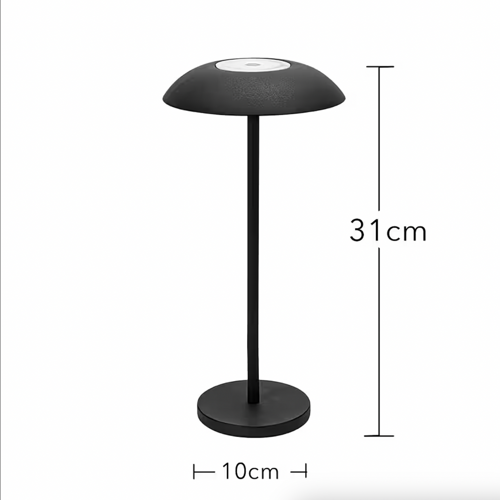Kabellose moderne LED-Tischlampe JamieGlow - Dimmbar per Touch | USB | Wohnzimmer | Nachttischlampe - Lamylie