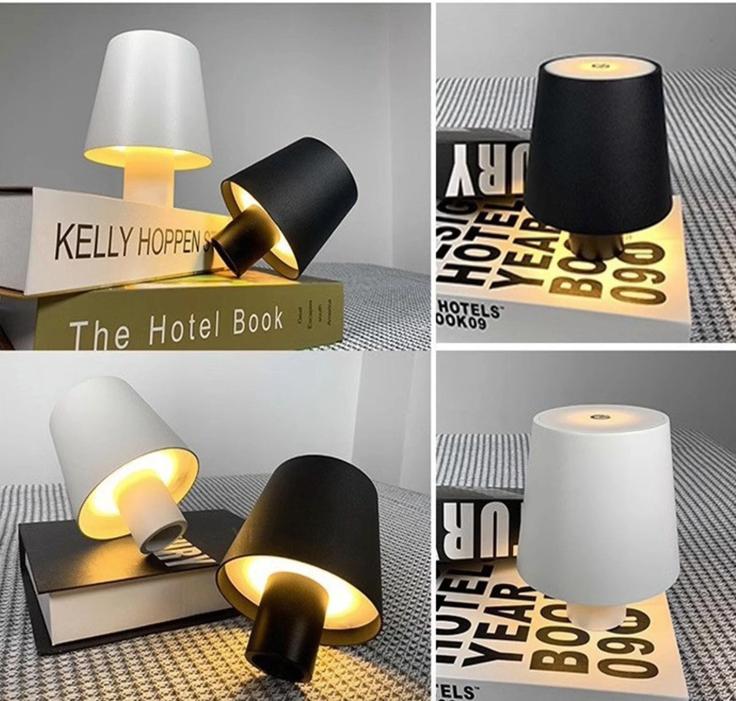 LuxeBottle – Kabellose LED-Tischlampe im Flaschendesign – Dimmbar | USB | Wohnzimmer | Dekoration – Lamylie