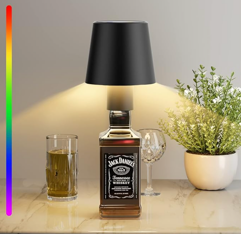 LuxeBottle – Kabellose LED-Tischlampe im Flaschendesign – Dimmbar | USB | Wohnzimmer | Dekoration – Lamylie
