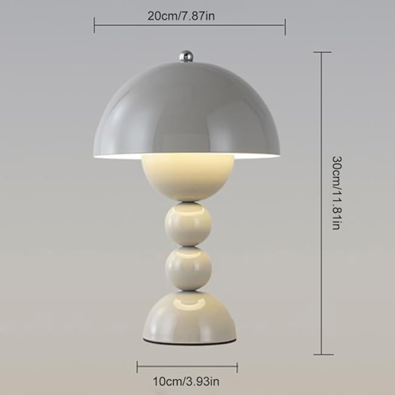 Nordic Mushroom Dimmable LED Table Lamp | USB Rechargeable - Lamylie