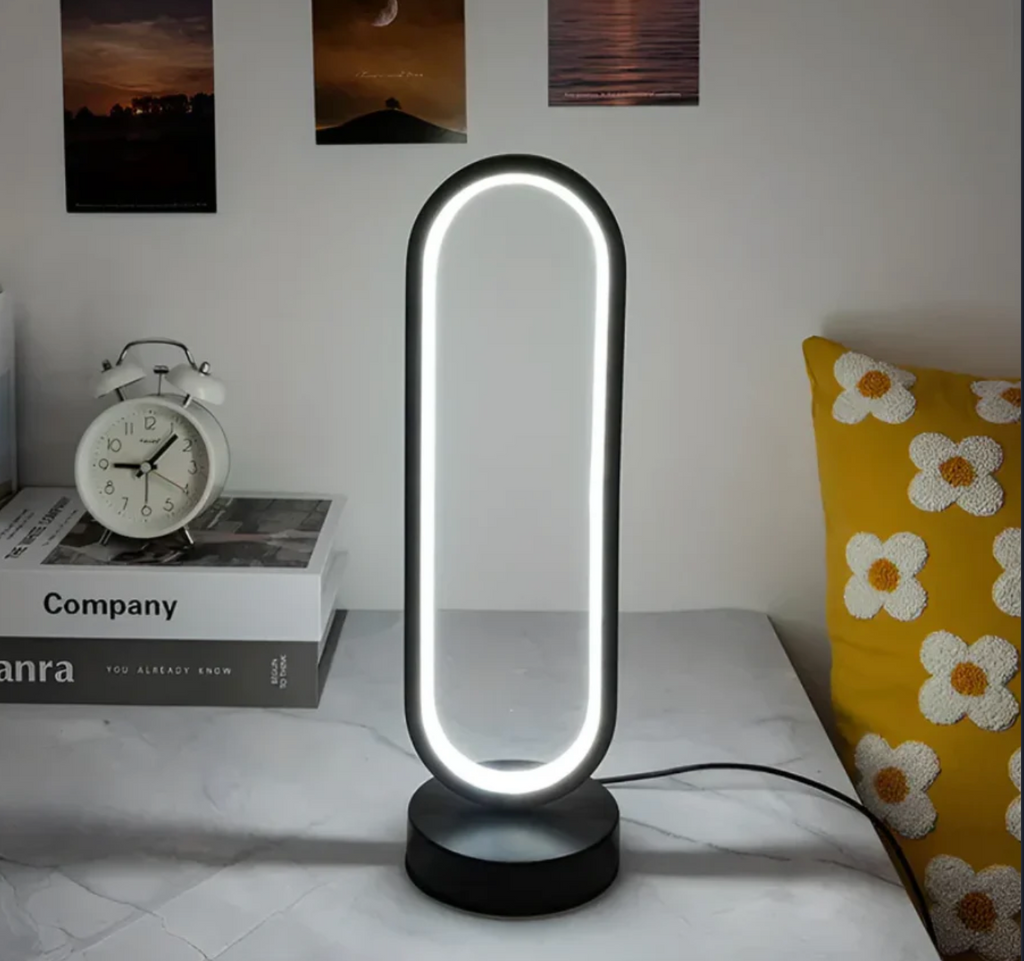OvalGlow | Dimmable Modern Touch Control LED Desk Lamp with 3 Colors - Lamylie
