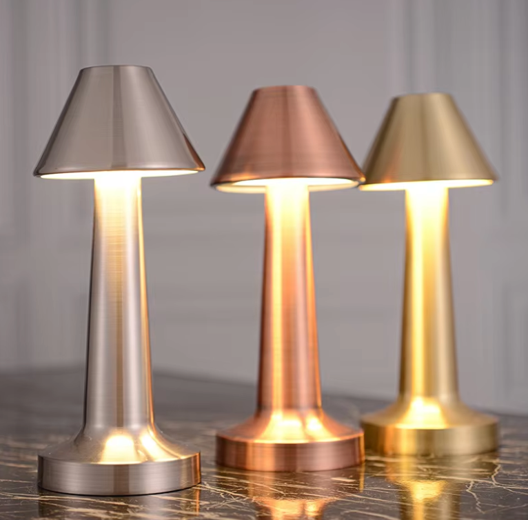Wireless Dimmable LED Battery Table Lamp LuxLamp - Modern via Touch | Living Room | Reading Lamp | Bedside Lamp - Lamylie