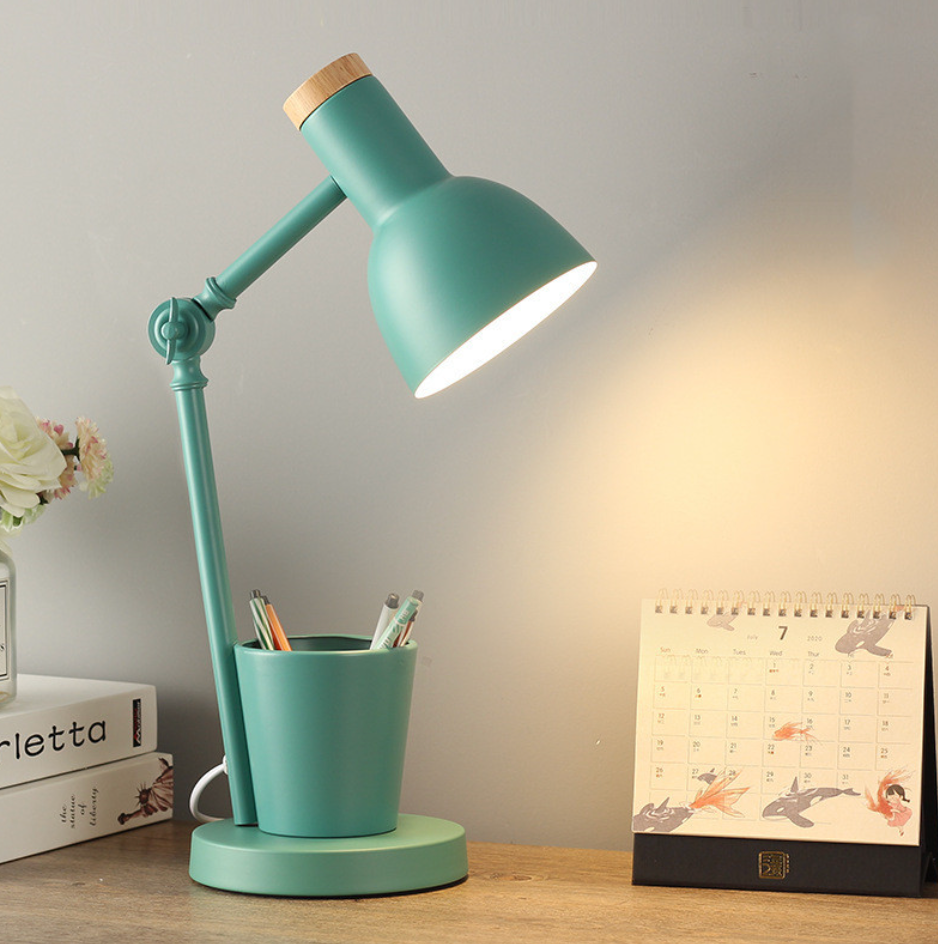 Lily Desk Lamp - Nordic Yellow Table Lamp - Adjustable Light - Lamylie