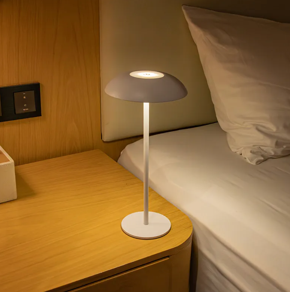 Kabellose moderne LED-Tischlampe JamieGlow - Dimmbar per Touch | USB | Wohnzimmer | Nachttischlampe - Lamylie